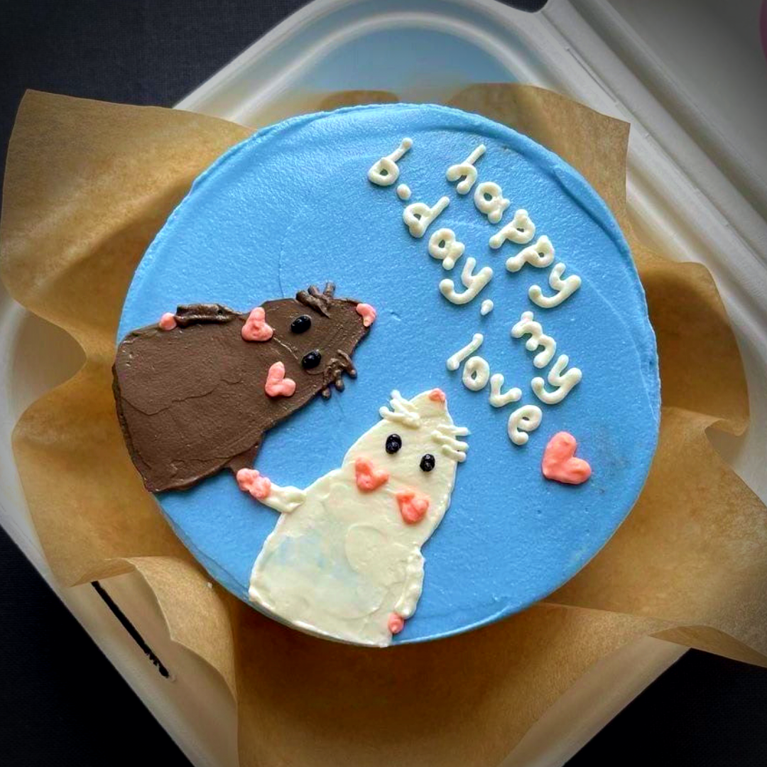 Бенто торт с собачкой