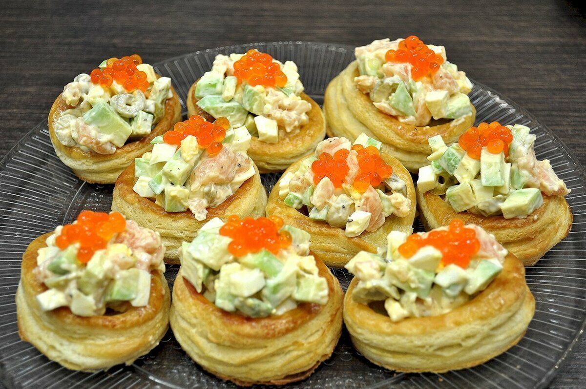 Тарталетки из слоеного теста