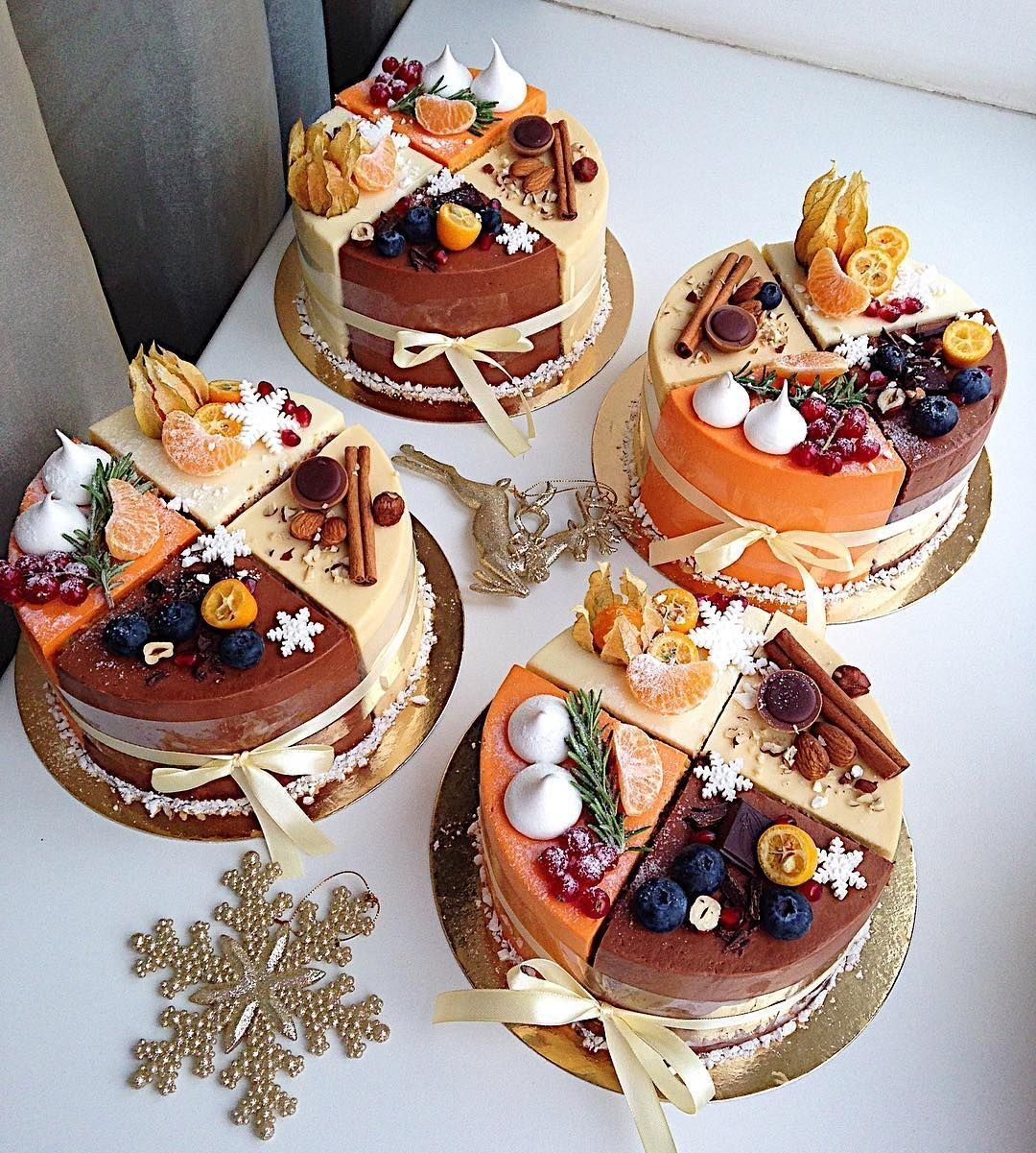 Набор Бенто торт и капкейки