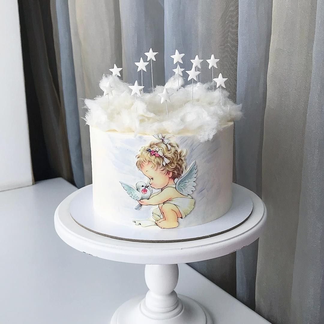 Торт с ангелом