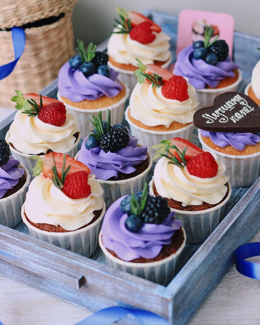 Стильные капкейки