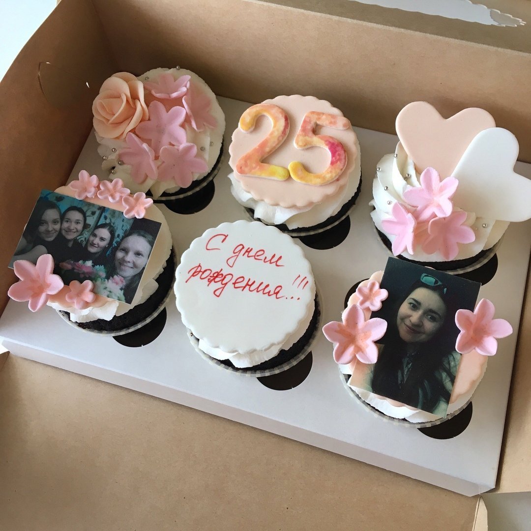 Капкейки с извинениями для мужчины