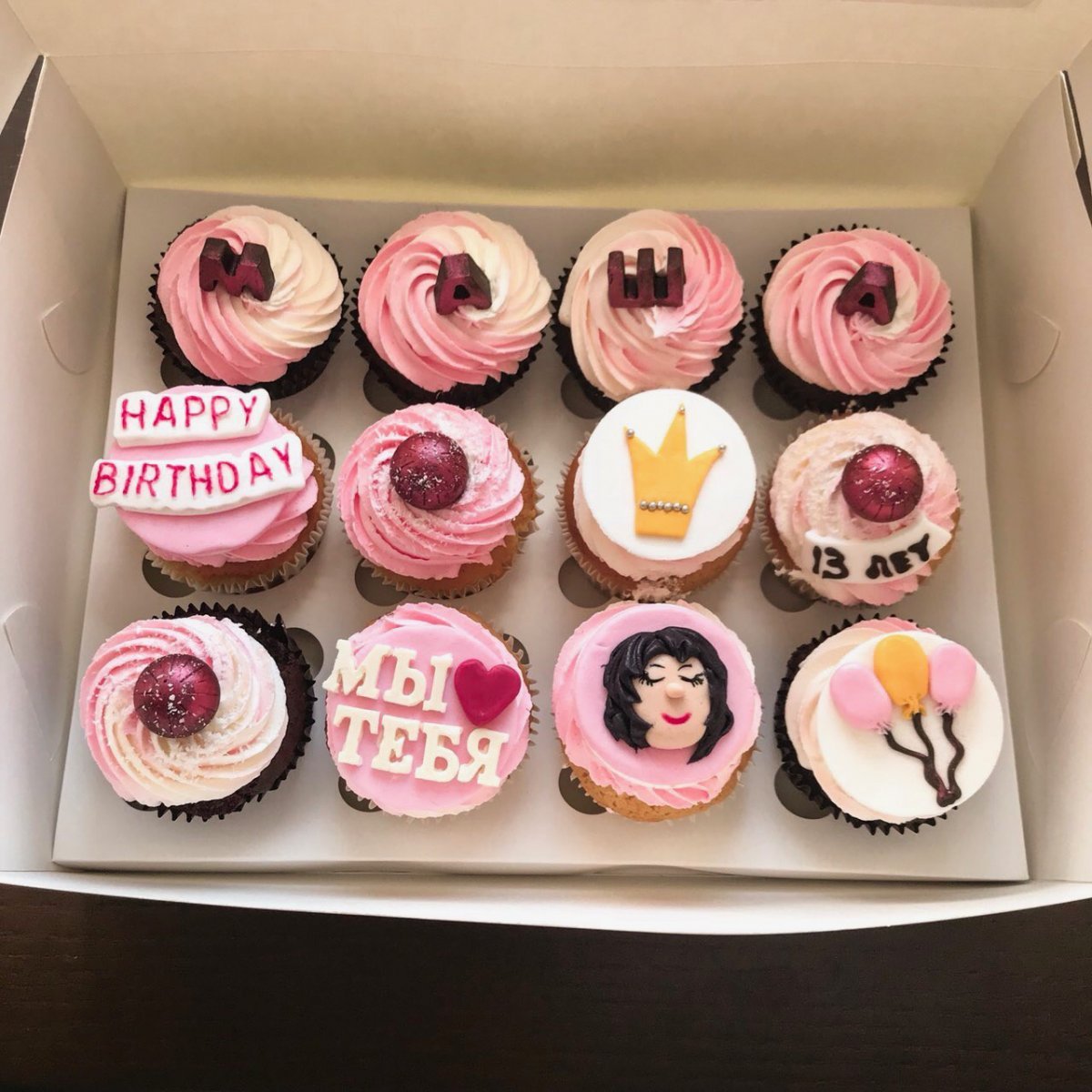 Капкейки с приколами на день рождения