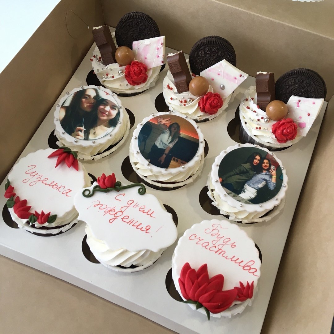 Прикольные капкейки на день рождения подруге