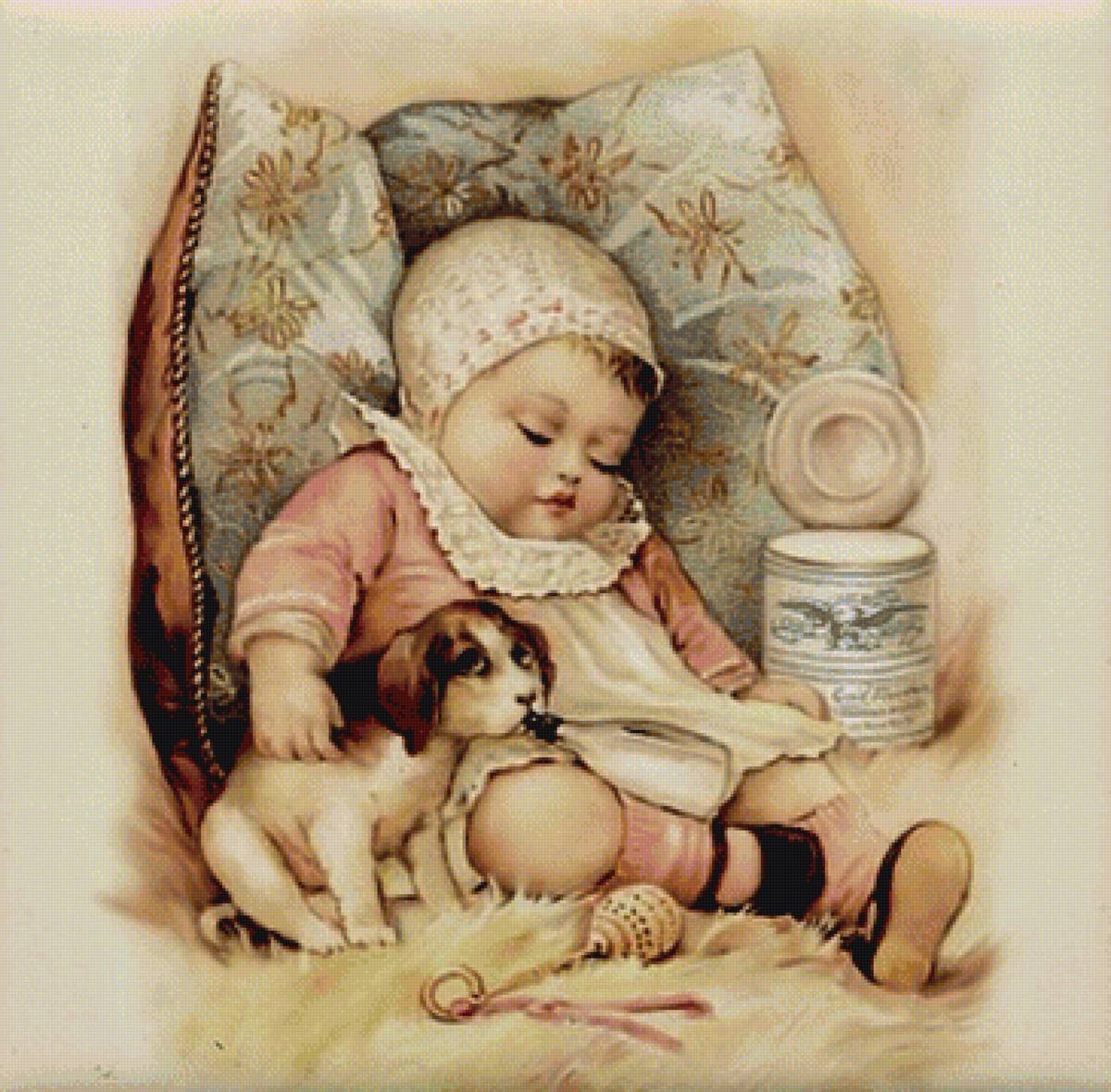 Старинные открытки спокойной ночи