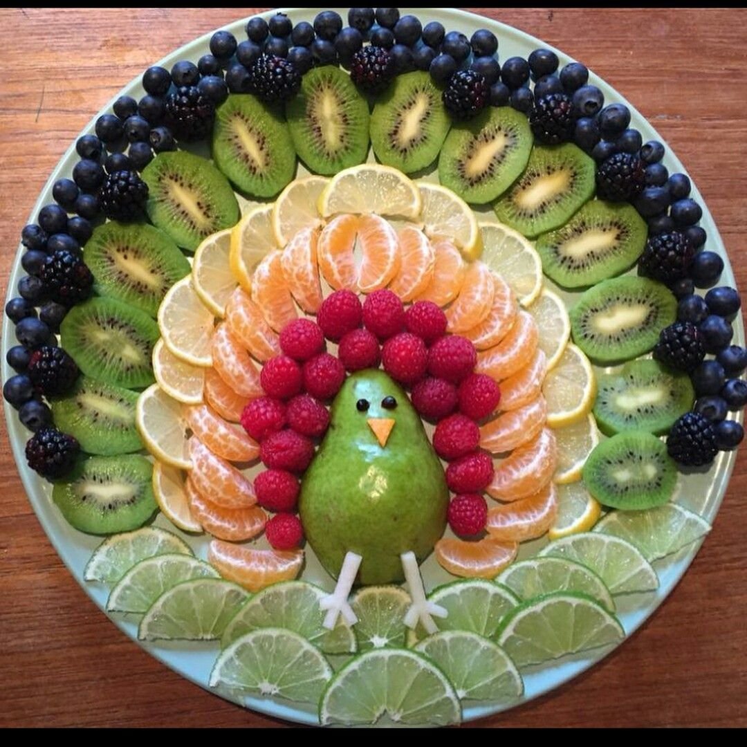 Красивая Фруктовая тарелка