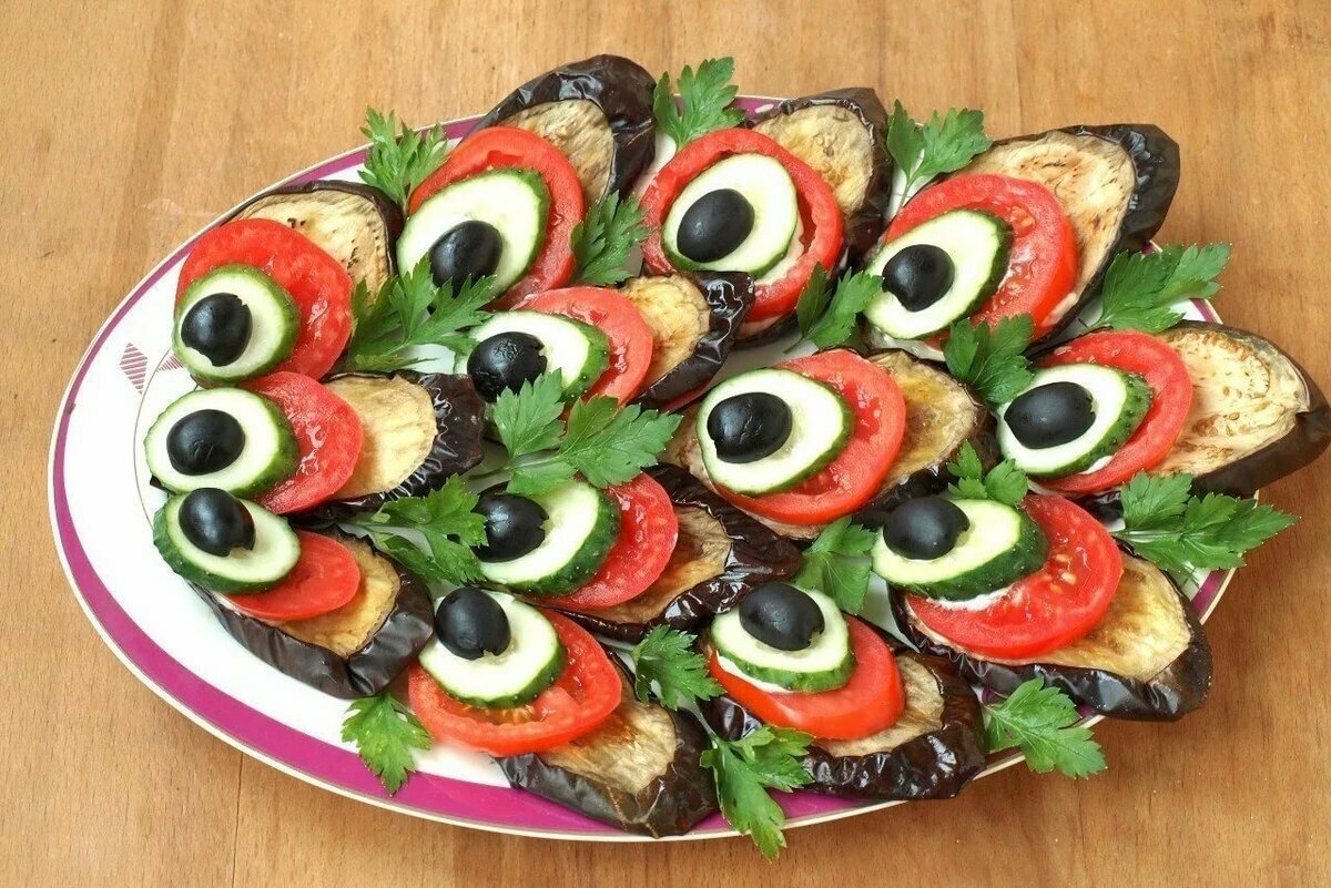 Закуска павлиний хвост