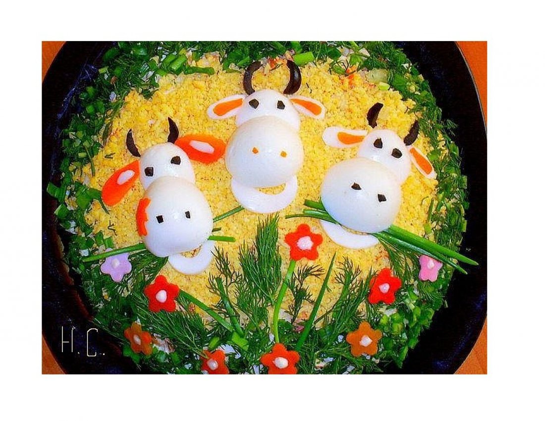 Красивые салаты на праздничный стол