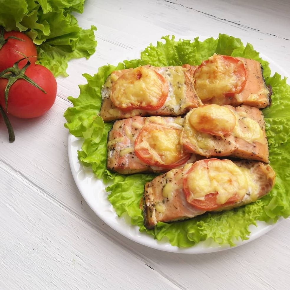 Горбуша с сыром