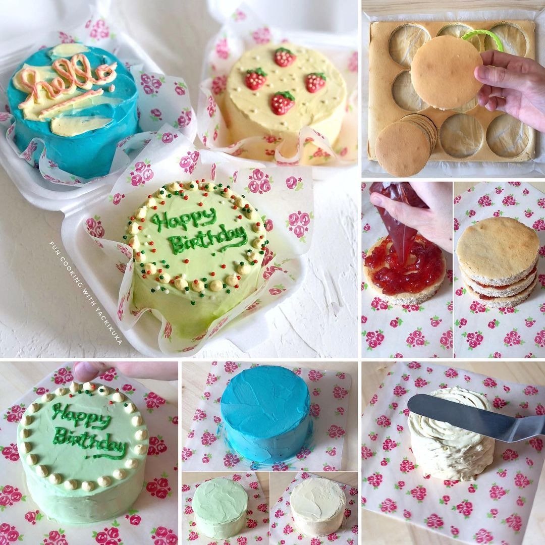 Бенто торт в корейском стиле