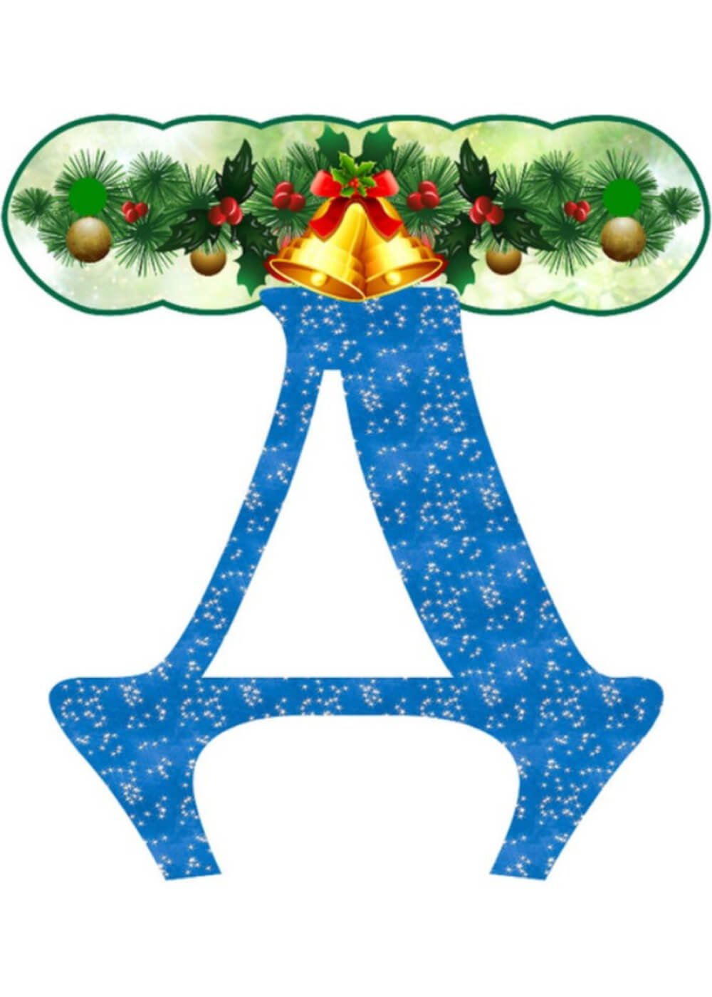 Надпись с новым годом гирляндой