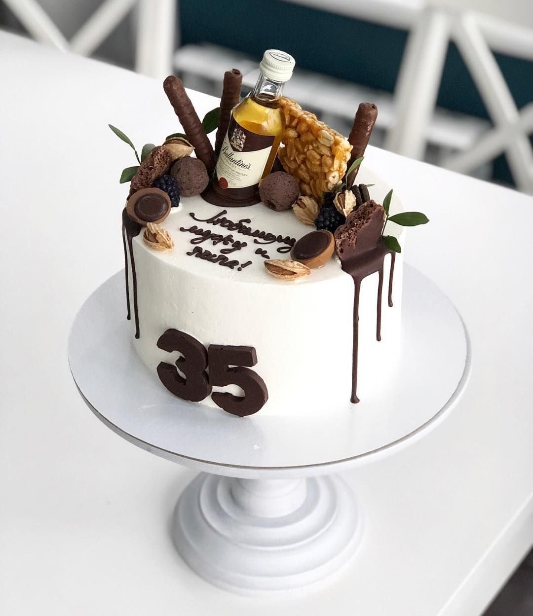 Декор торта для мужчины