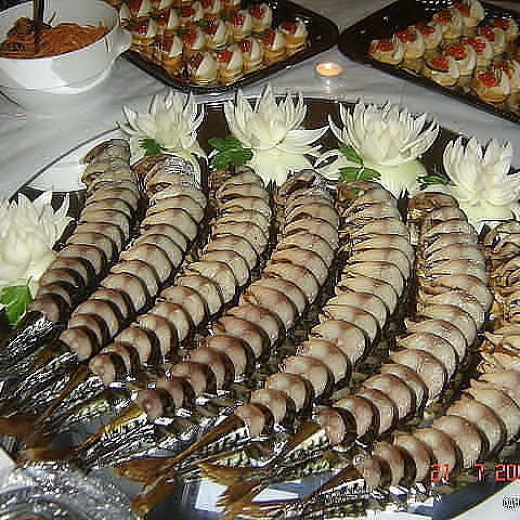 Украшение рыбных блюд