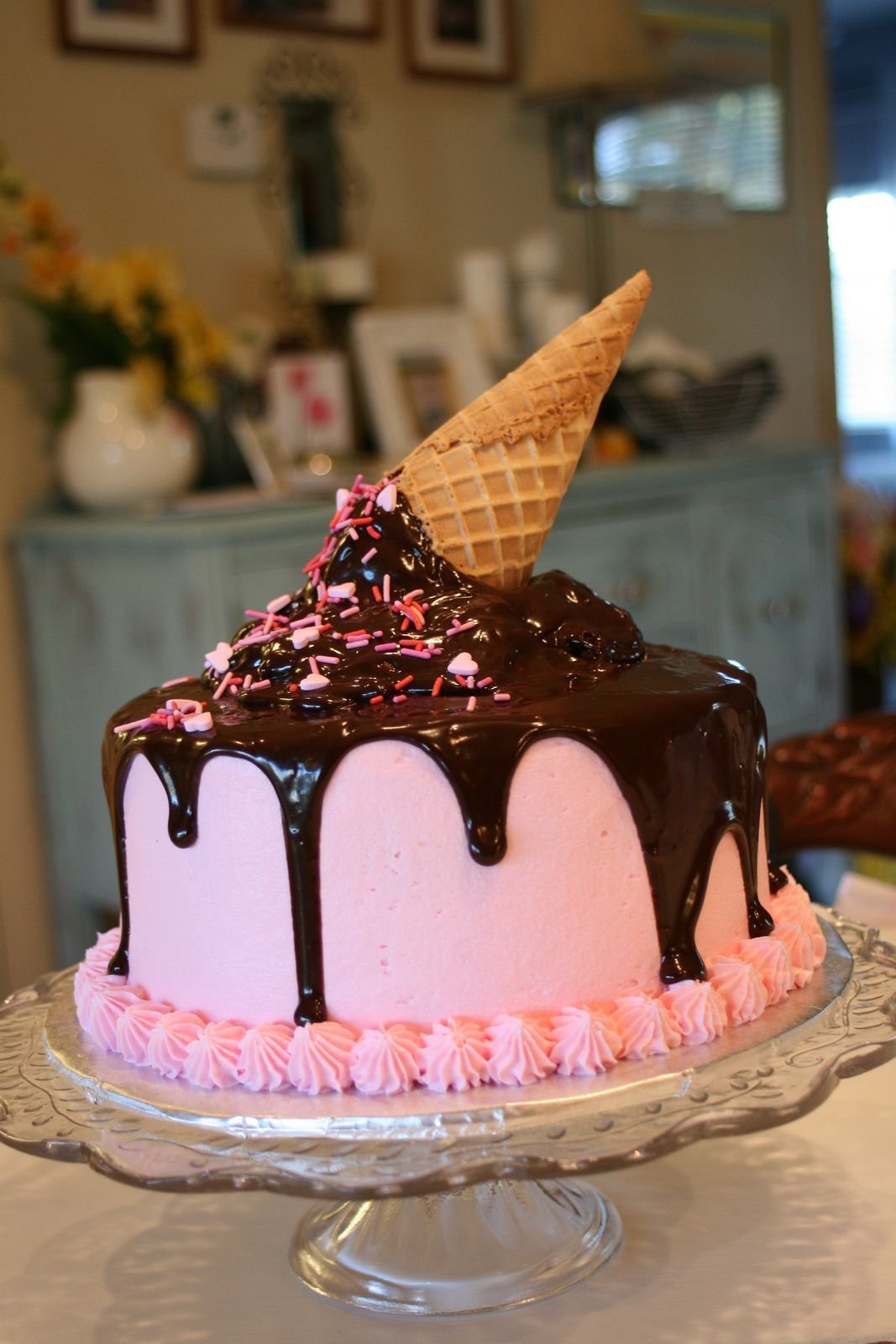 Красивые торты легко. Красивые торты. Красивые торты на день рождения. Торт мороженое. Украшение торта.
