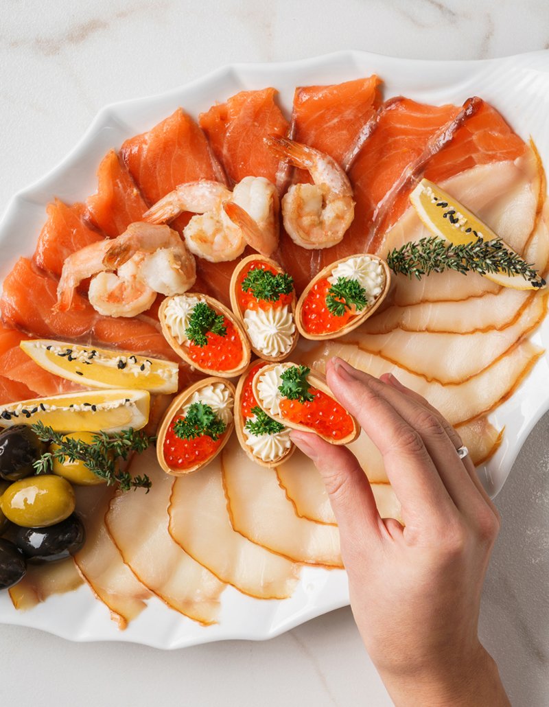 Рыбная нарезка на праздничный стол