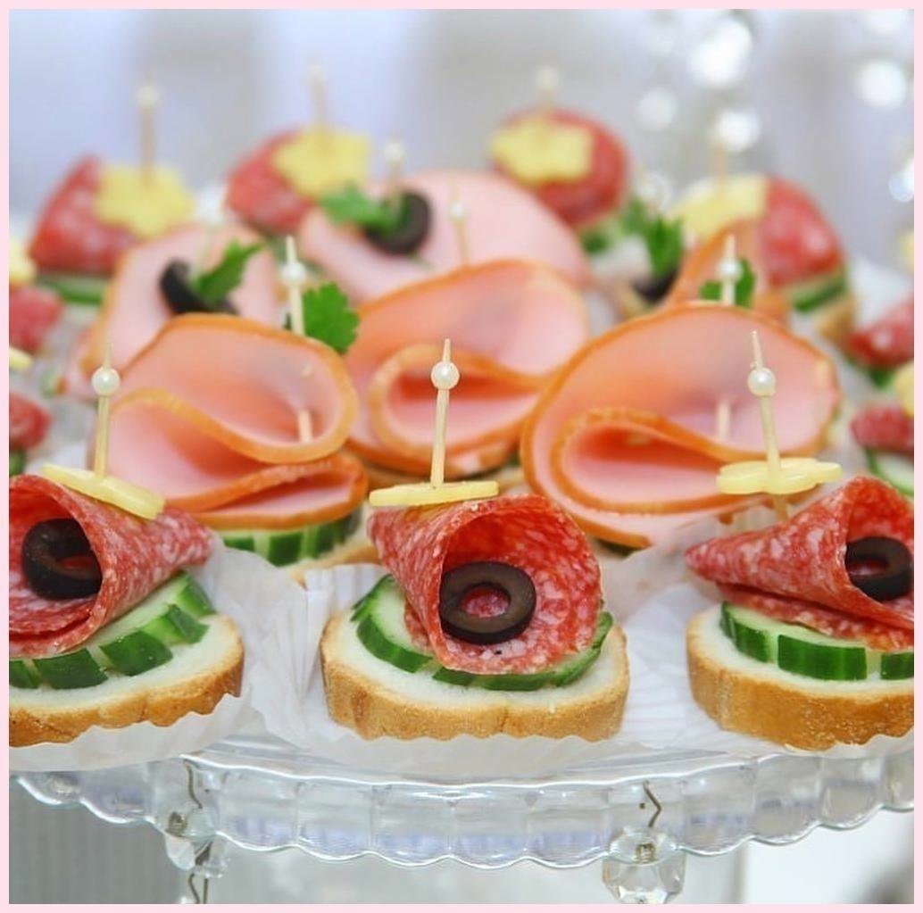 Бутерброды на праздничный стол простые