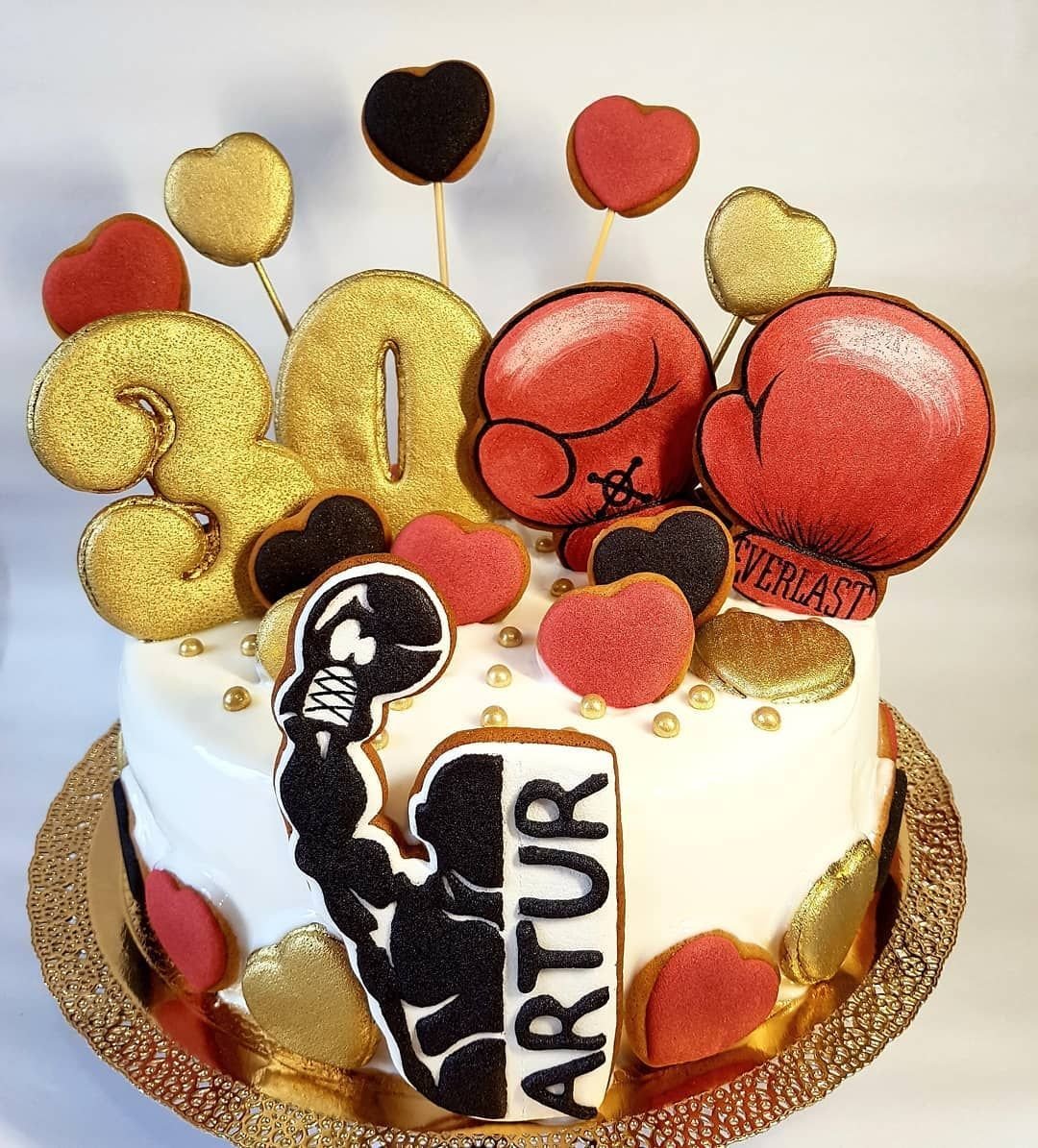 Торт боксерский