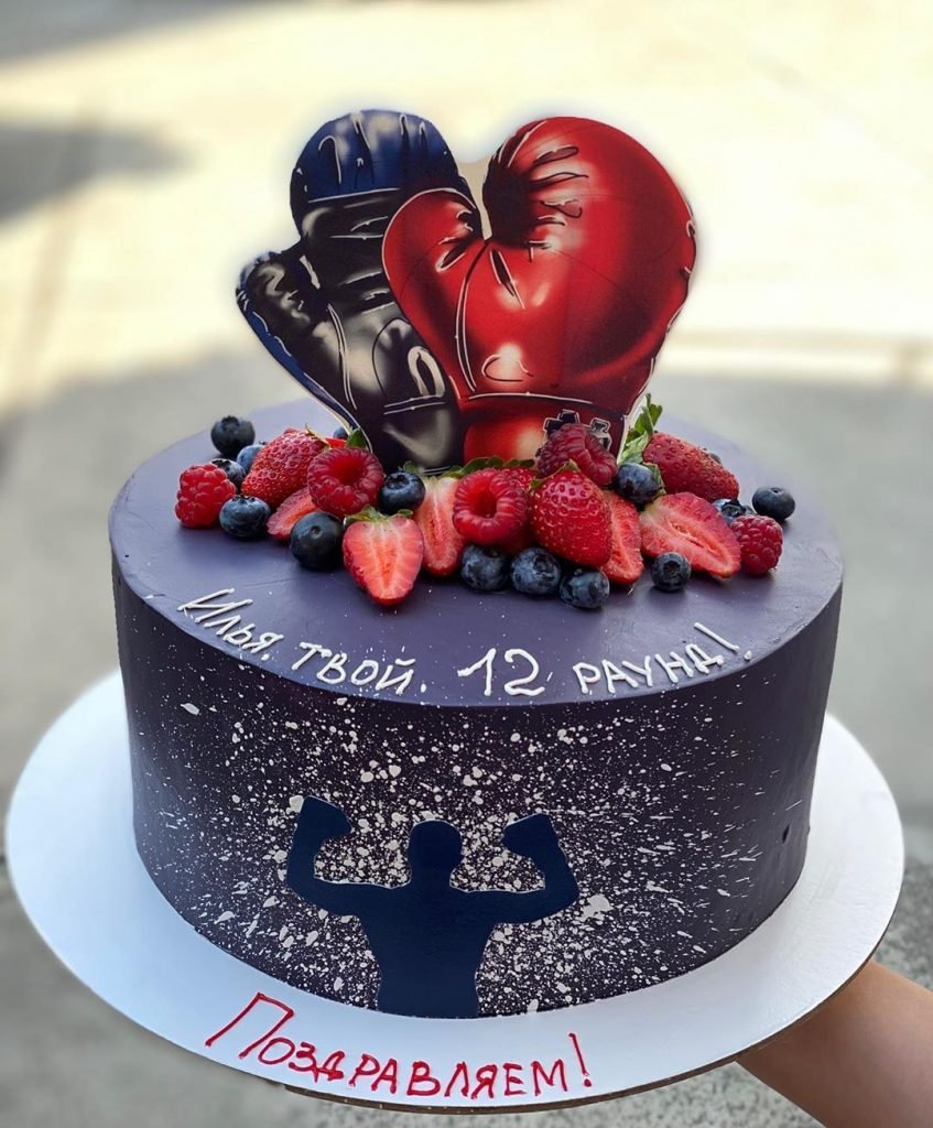 Идеи торта для боксера