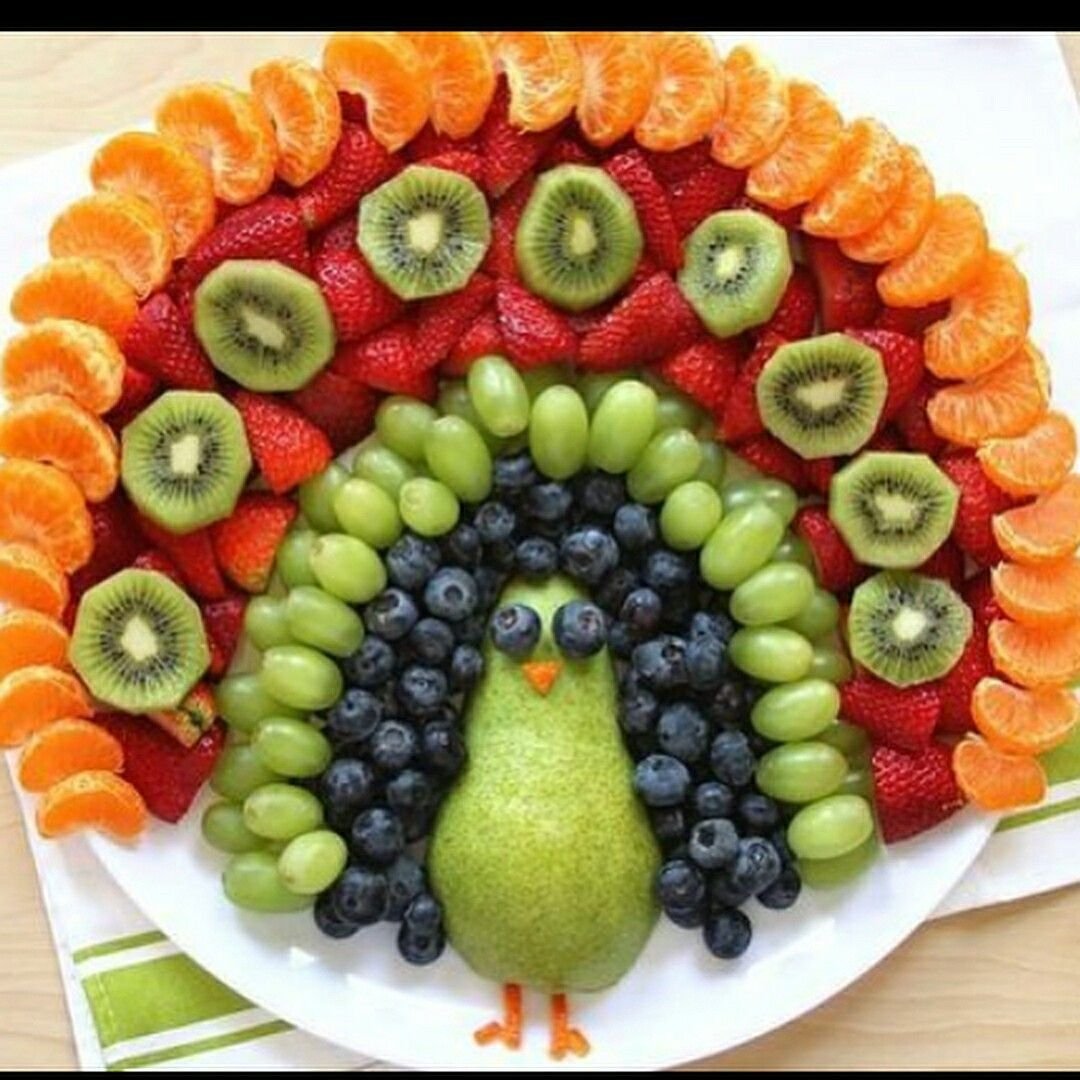 Нарезка фруктов на свадьбу