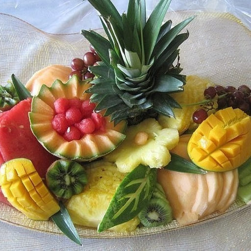 Красивая Фруктовая тарелка