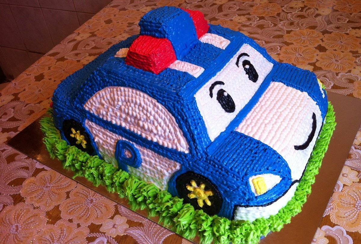 Торт в виде машины своими руками - 65 фото
