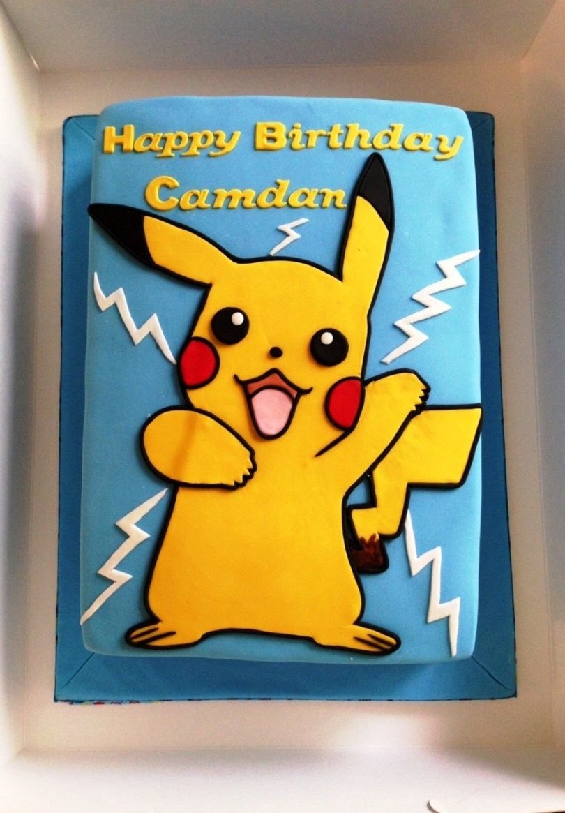 Торт покемон Пикачу