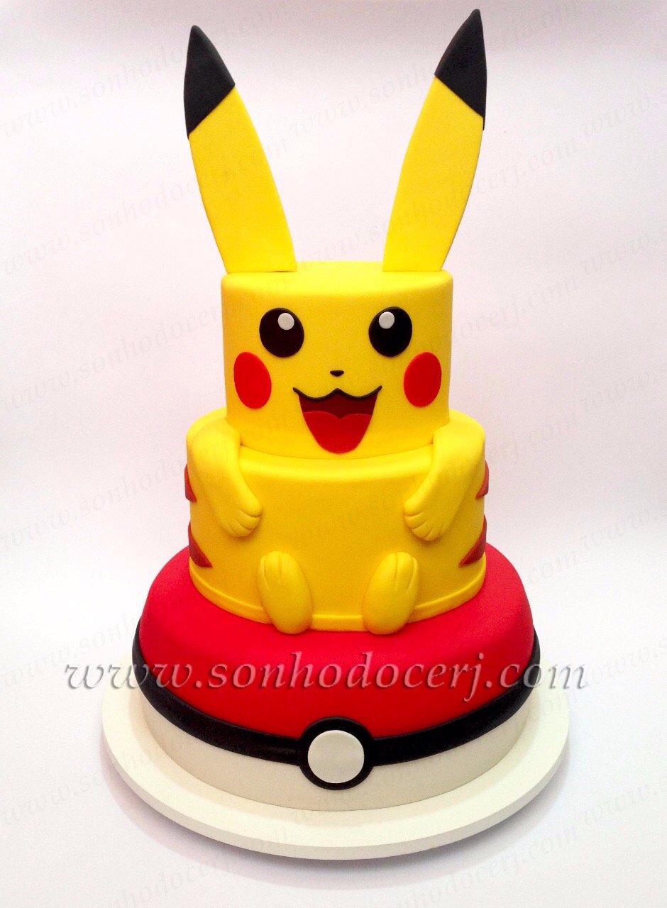 Торт с Пикачу для мальчиков