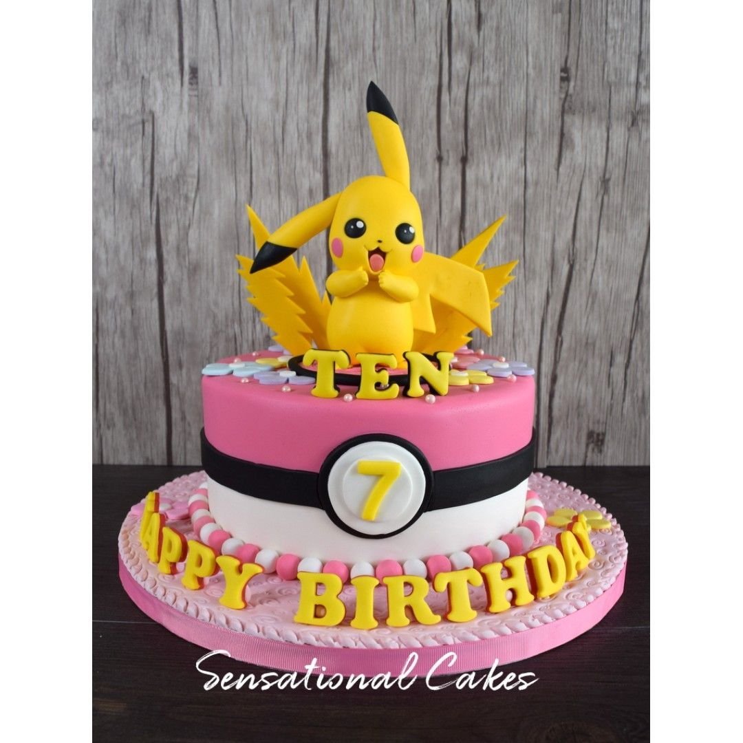 Торт покемон Пикачу