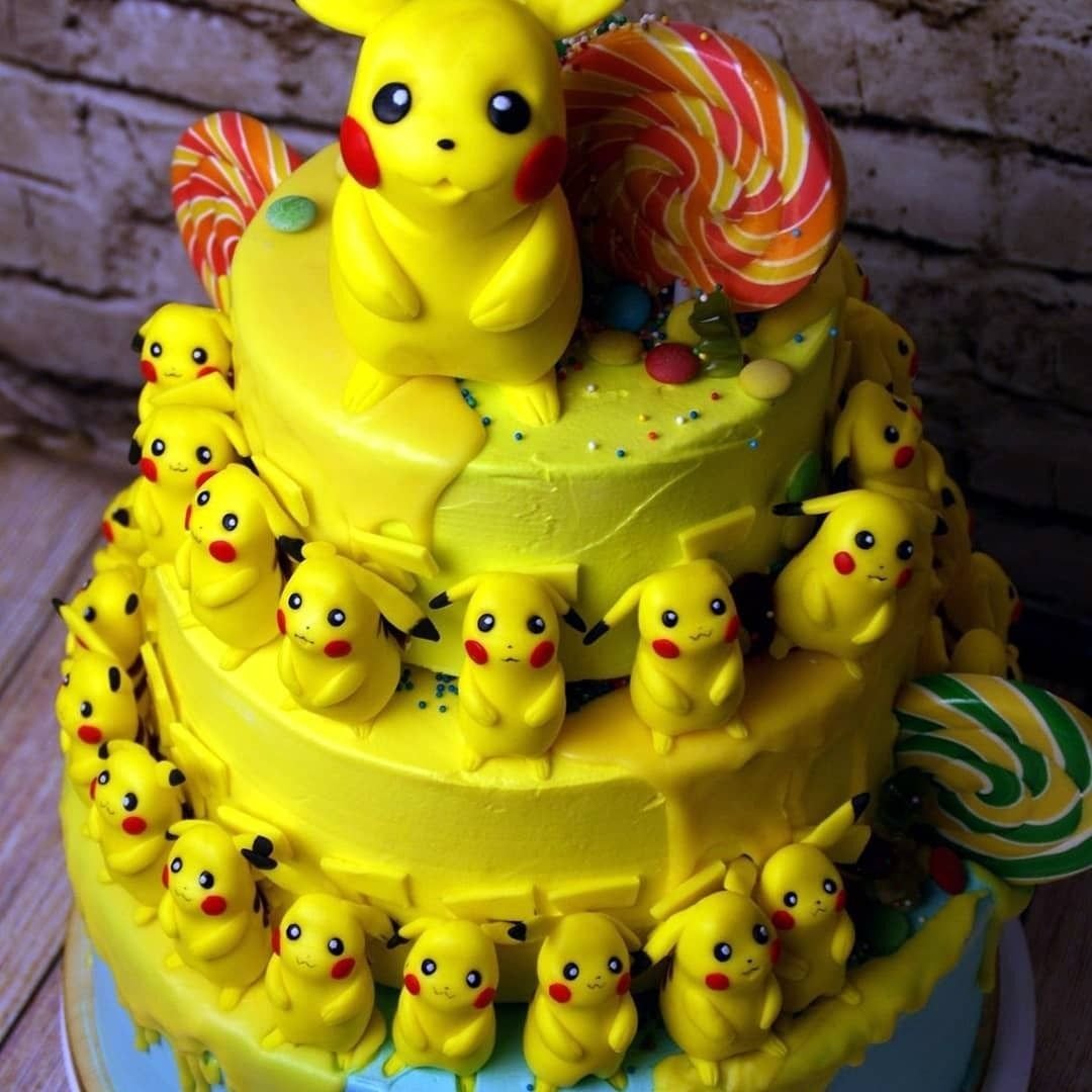 Торт с Пикачу для девочки