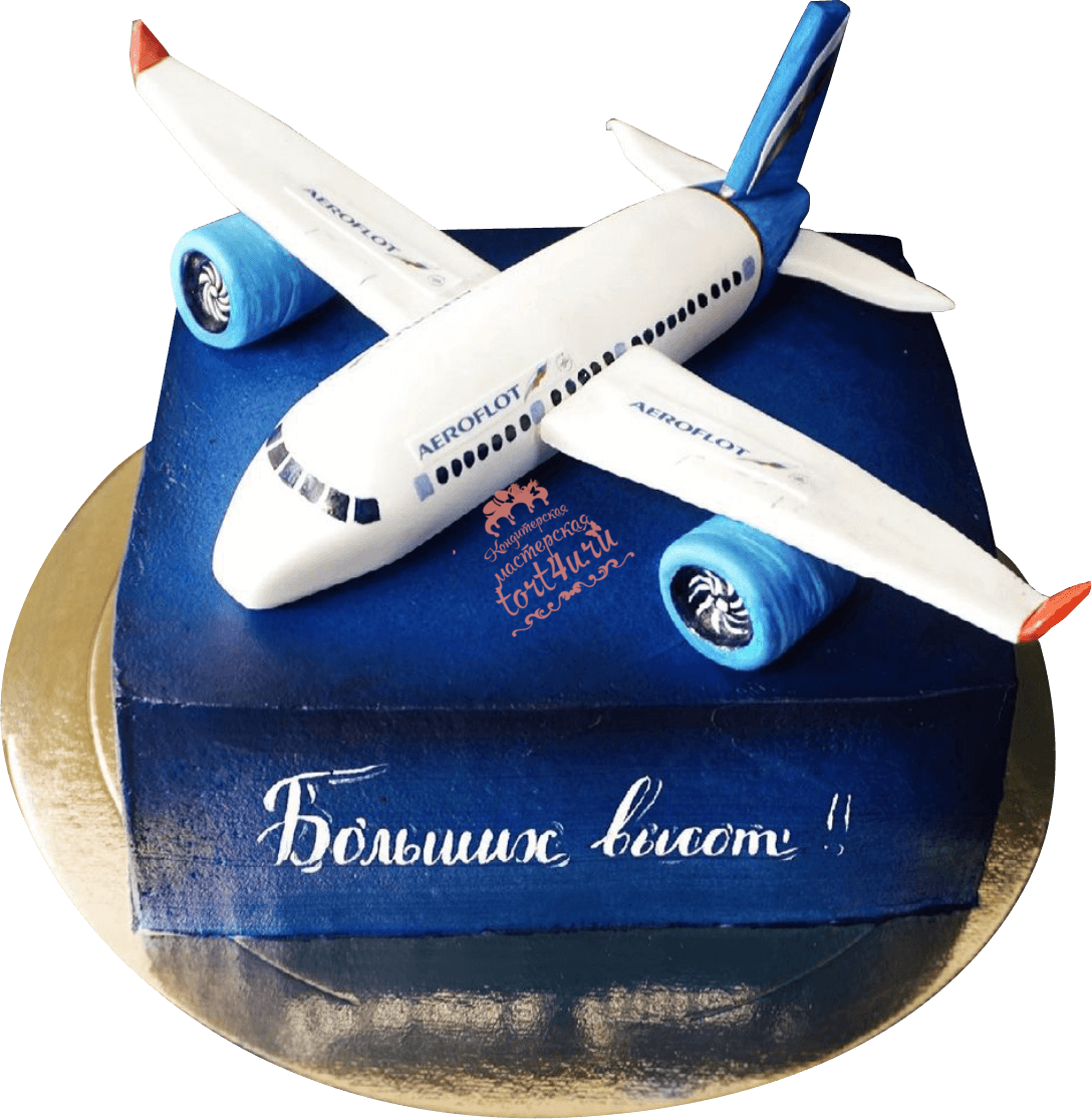 Самолет картинка на торт