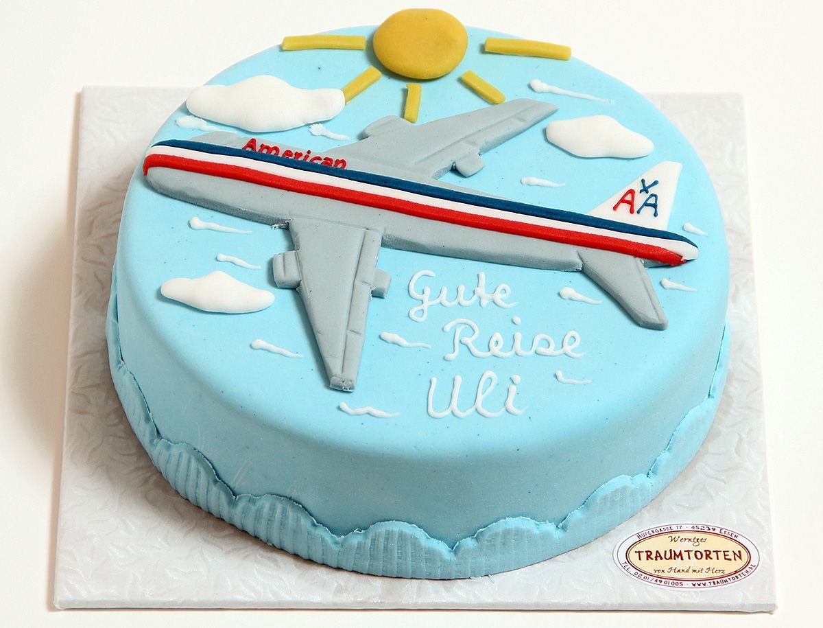 Торт самолет для мальчика