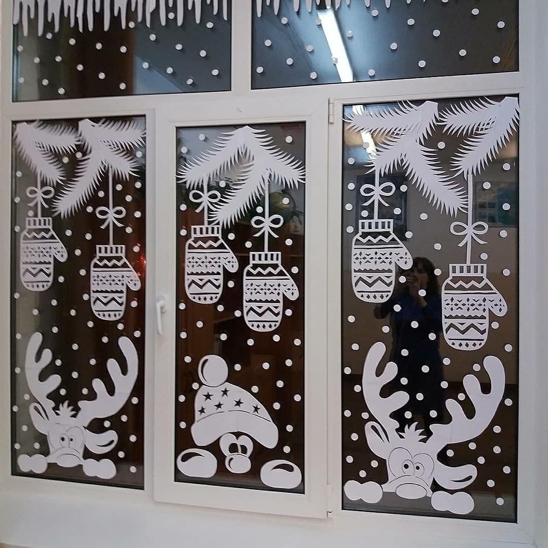 Вытынанки новогодние