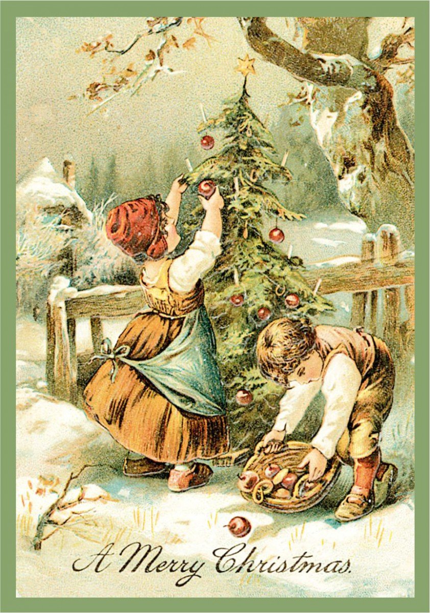 С рождественским Сочельником открытки