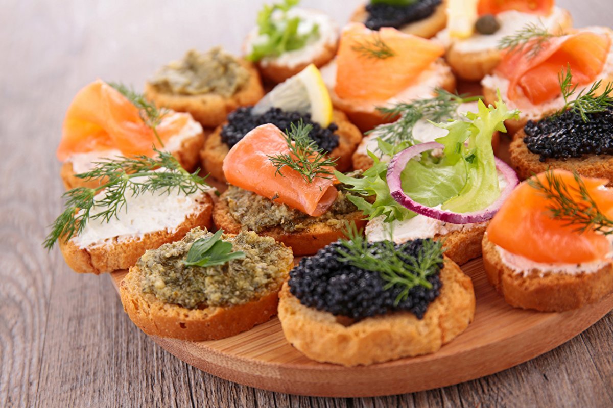 Самые вкусные бутерброды на праздничный стол