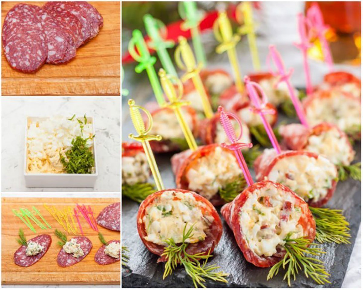 Брускетта с икрой и авокадо