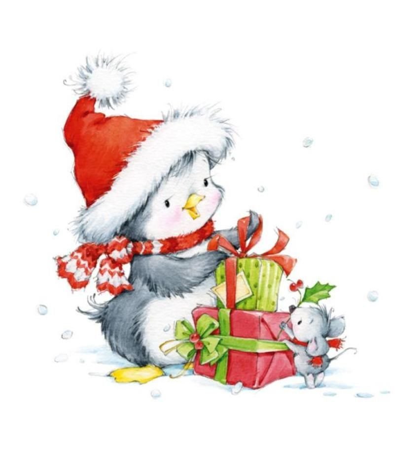 Новогодние иллюстрации Марины Федотовой