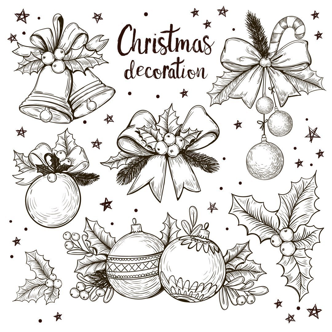 Новогодние эскизы