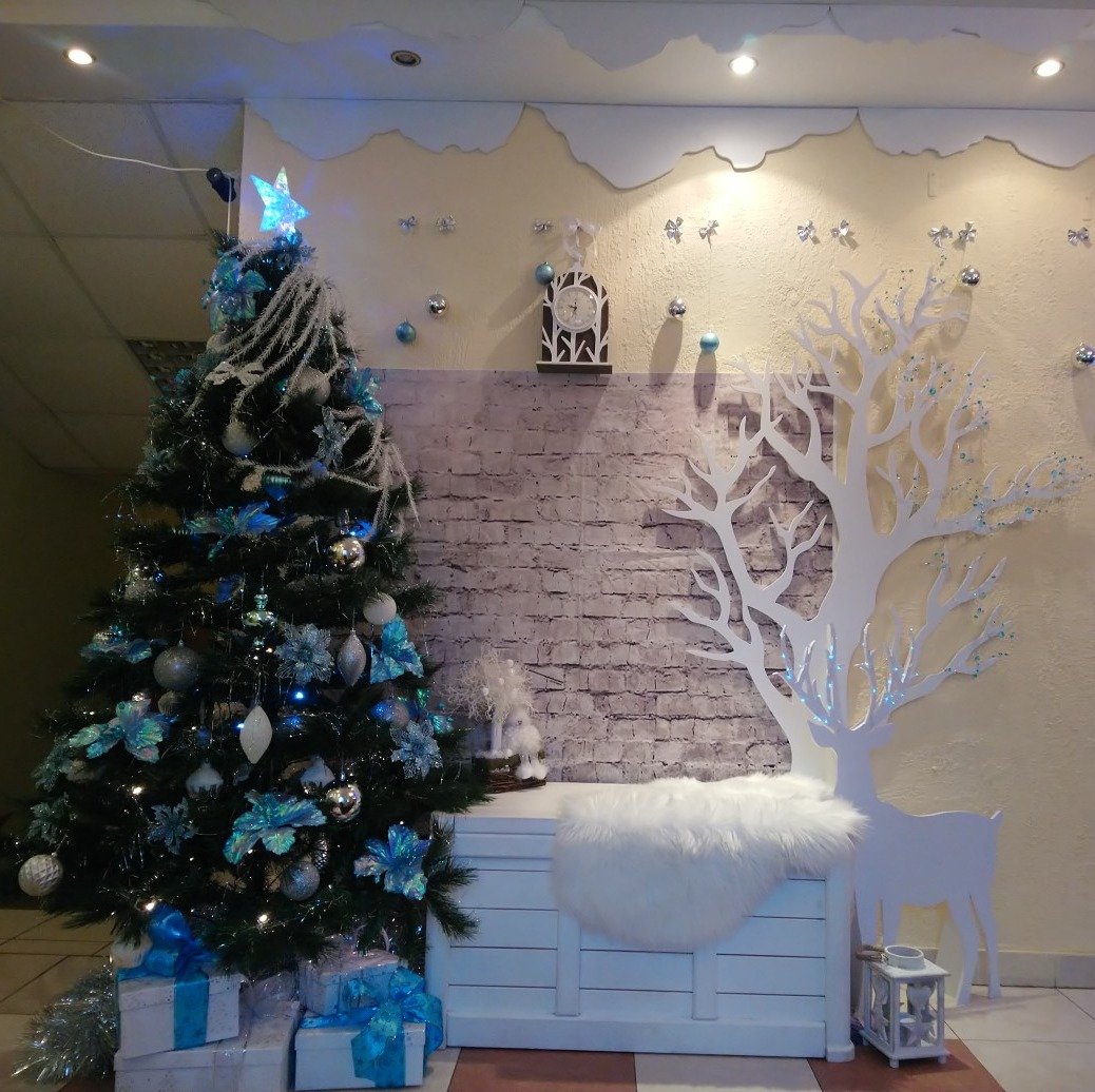 Украшение детского сада к новому году