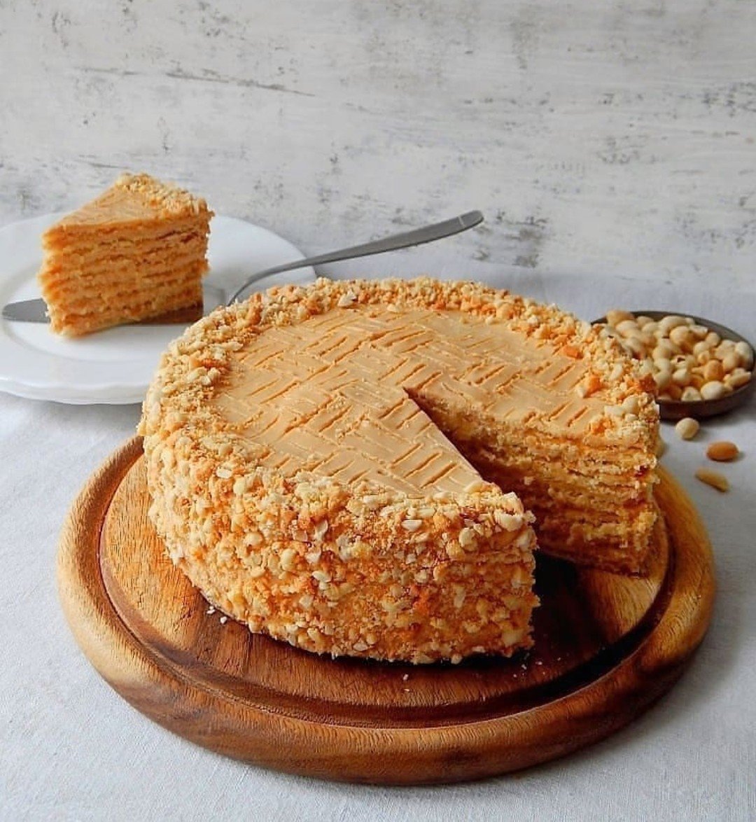 Арахисовый бисквит