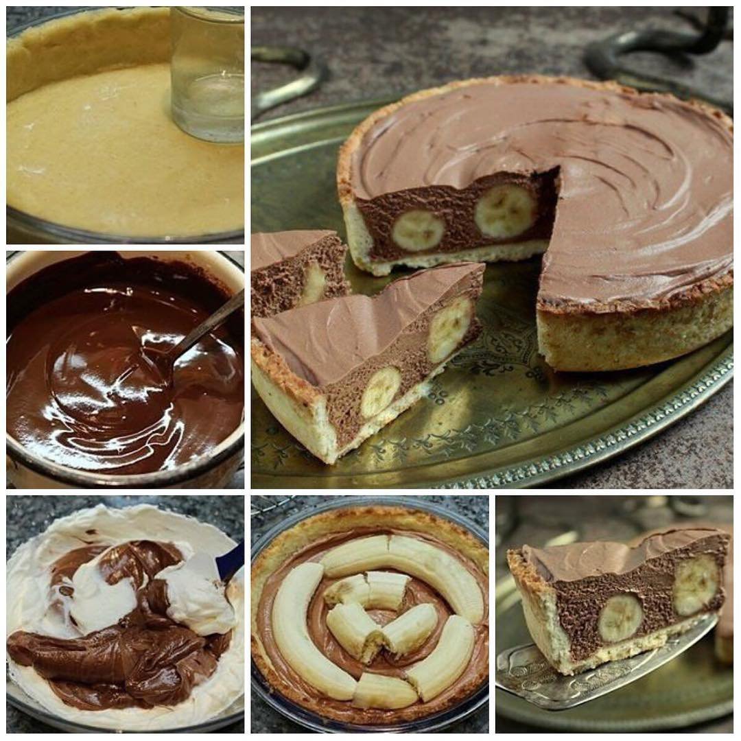 Торт с персиками