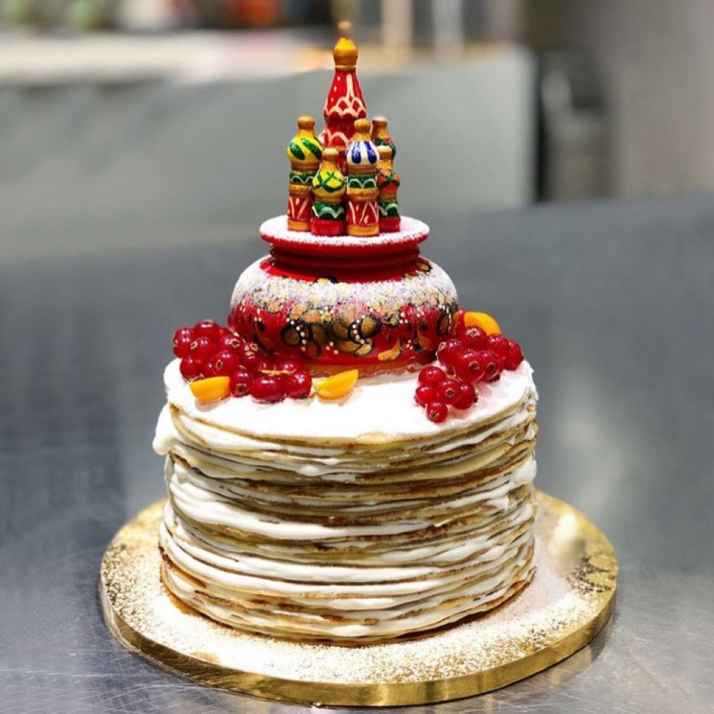 Свадебный торт в Славянском стиле