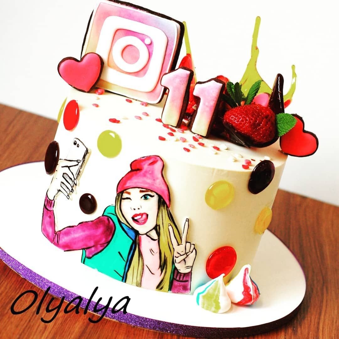 Ягодный крем чиз для торта