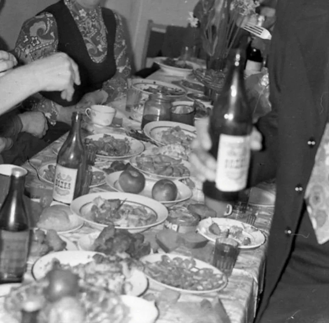 Советский новогодний стол