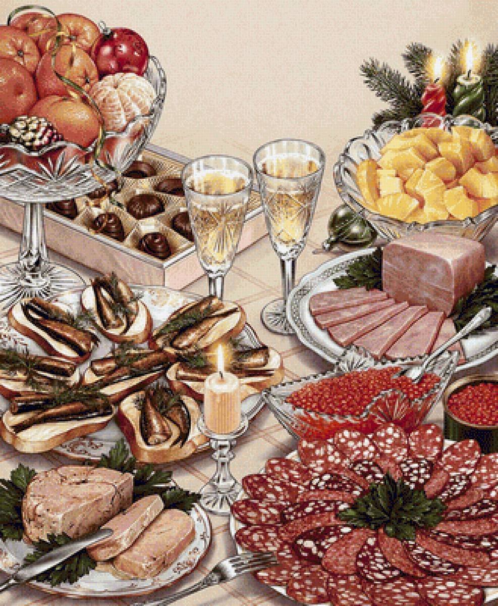 Праздничное застолье в СССР