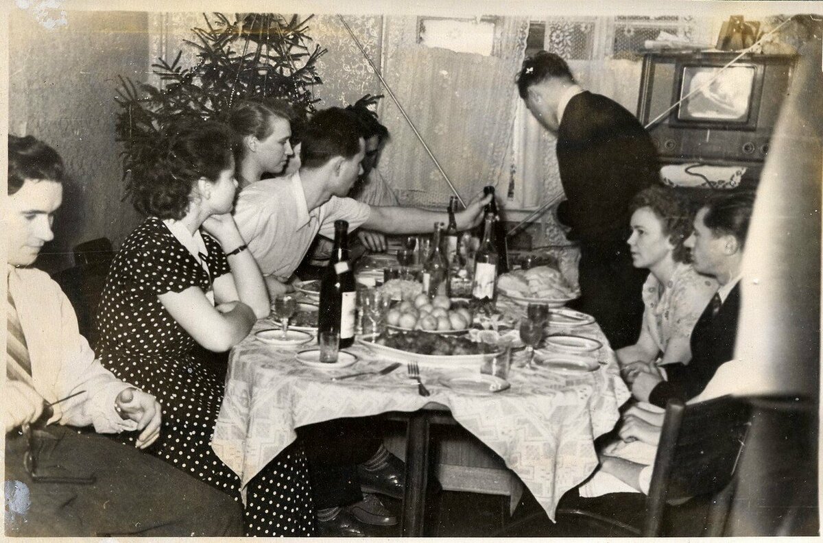 Русский новогодний стол