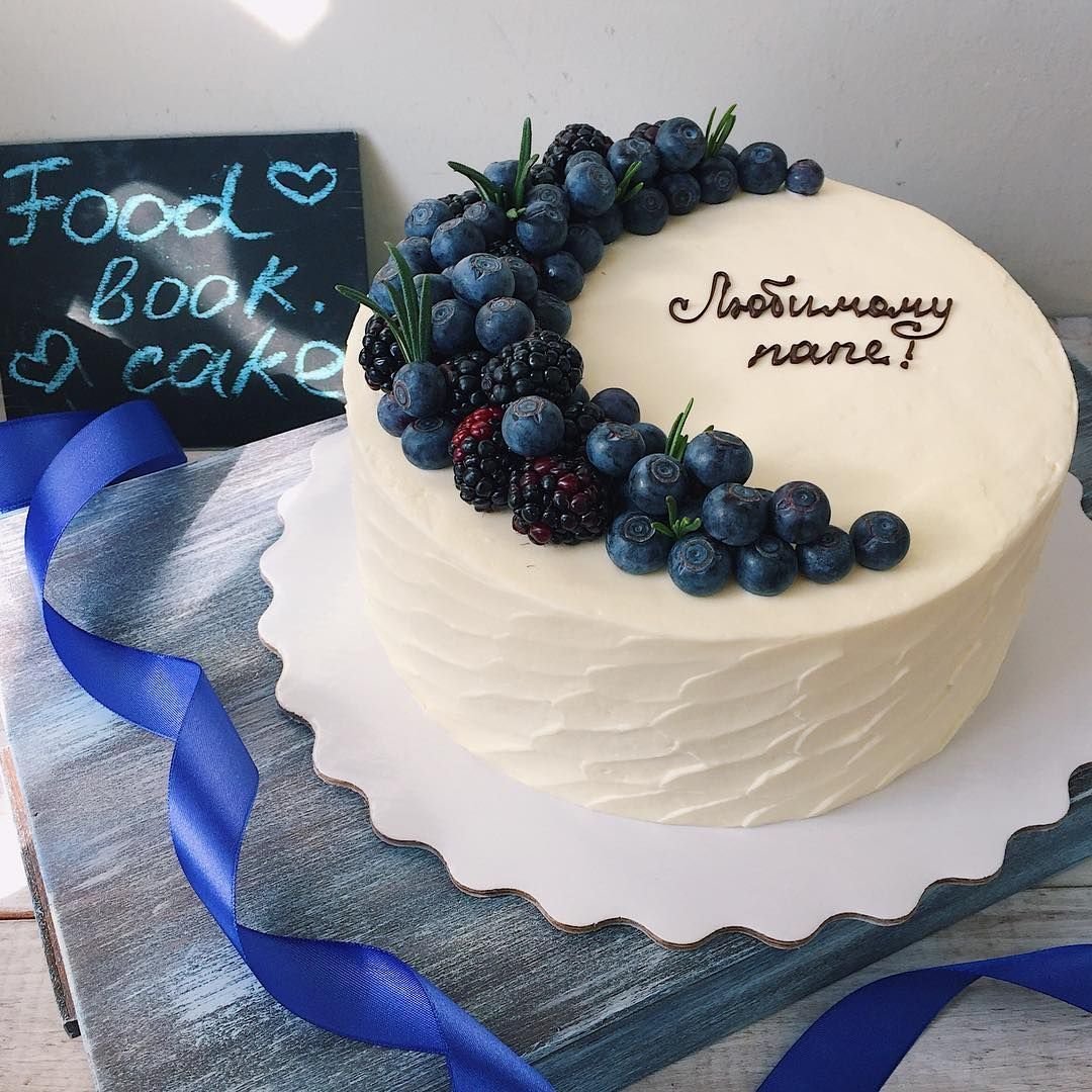 Декор торта для мужа