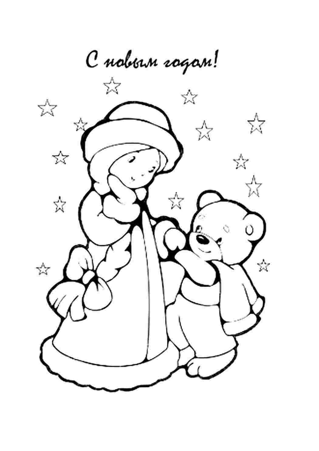 Рисунки на новый год легкие