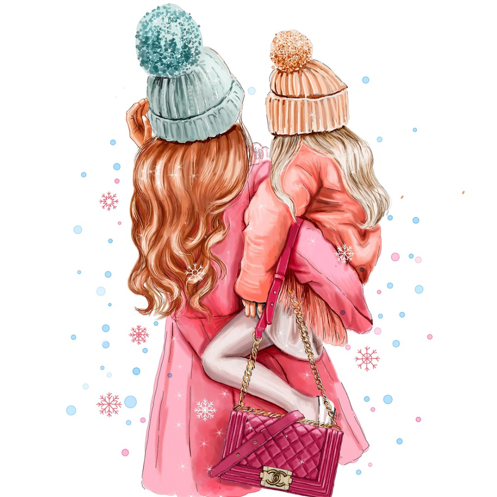 Расскраскадень матери