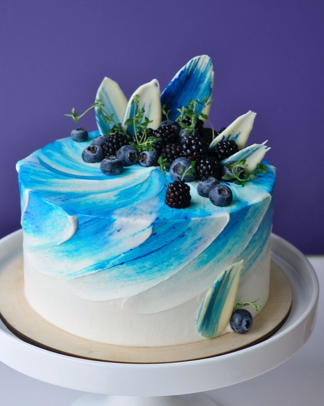 Черничный крем чиз