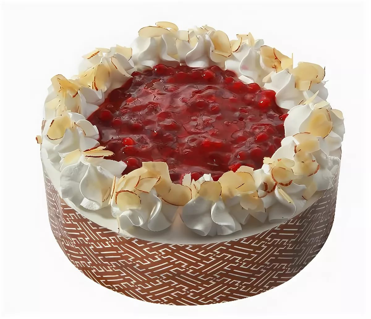 Черничный муссовый торт